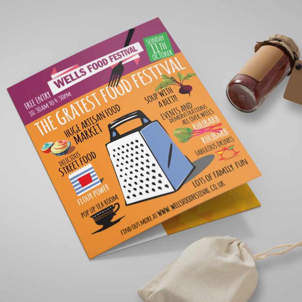 A4 Half Folded Leaflets