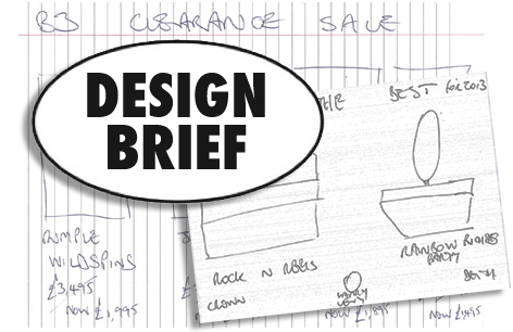 A good design brief is key to graphic design