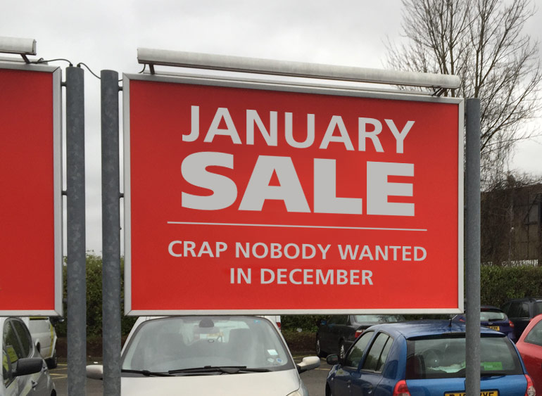 Honest-January-Sales-Poster