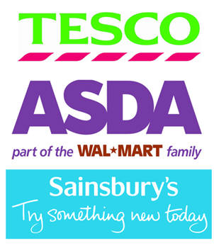 The Big 3 UK Supermarket Brands