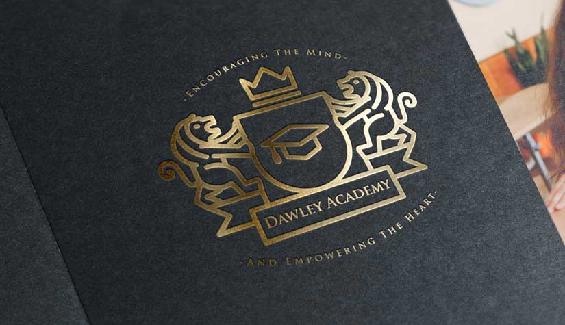 Dawley-academy-gold-foil-logo